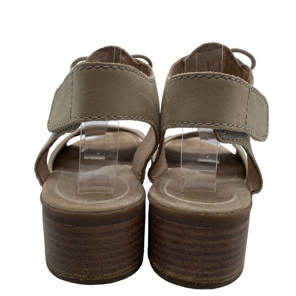 Dansko Sandals Liz Beige Leather Casual Comfort Neutral Womens Size 7.5 - Picture 6 of 11